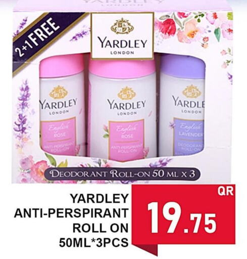 YARDLEY   in Passion Hypermarket in Qatar - Umm Salal