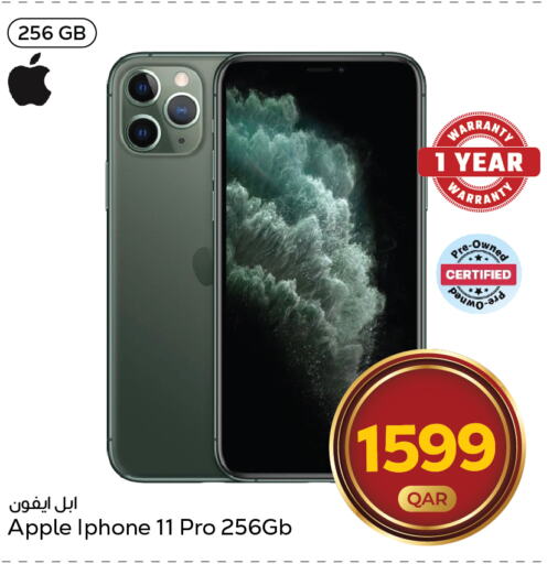 APPLE iPhone 11  in Paris Hypermarket in Qatar - Al-Shahaniya