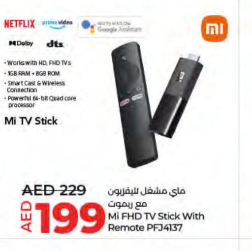 MI Smart TV  in Lulu Hypermarket in UAE - Umm al Quwain