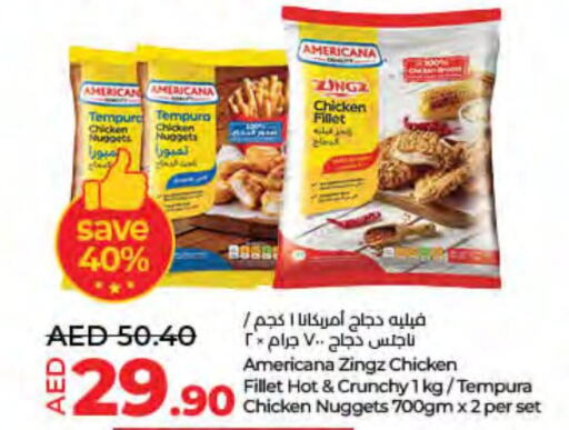 AMERICANA Chicken Fillet  in Lulu Hypermarket in UAE - Ras al Khaimah