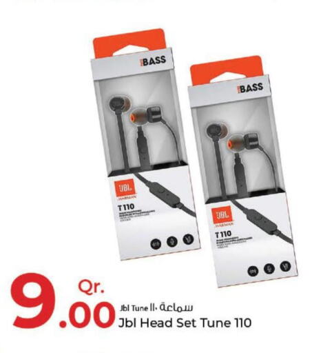 JBL Earphone  in Rawabi Hypermarkets in Qatar - Al Rayyan