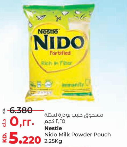 NIDO Milk Powder  in Lulu Hypermarket  in Kuwait - Jahra Governorate