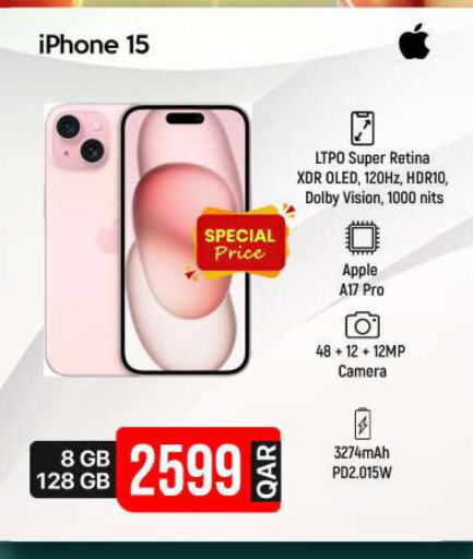 APPLE iPhone 15  in iCONNECT  in Qatar - Umm Salal