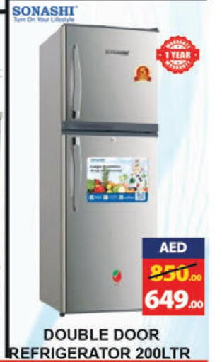 SONASHI Refrigerator  in Leptis Hypermarket  in UAE - Umm al Quwain