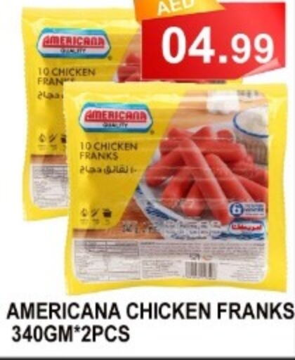 AMERICANA Chicken Franks  in Majestic Plus Hypermarket in UAE - Abu Dhabi