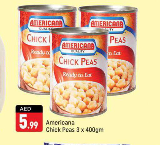 AMERICANA Chick Peas  in شكلان ماركت in الإمارات العربية المتحدة , الامارات - دبي