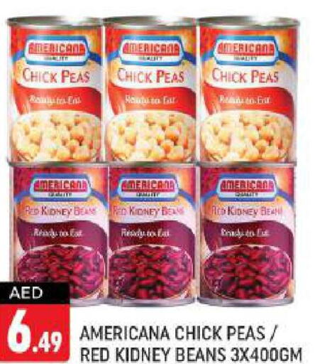 AMERICANA Chick Peas  in شكلان ماركت in الإمارات العربية المتحدة , الامارات - دبي