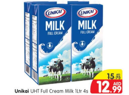 UNIKAI Long Life / UHT Milk  in Al Madina Hypermarket in UAE - Abu Dhabi