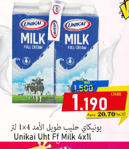 UNIKAI Full Cream Milk  in Al Qoot Hypermarket in Oman - Muscat