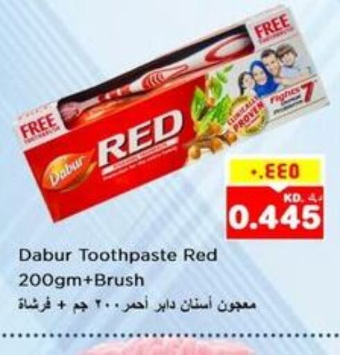 DABUR RED Toothpaste  in Nesto Hypermarkets in Kuwait - Kuwait City