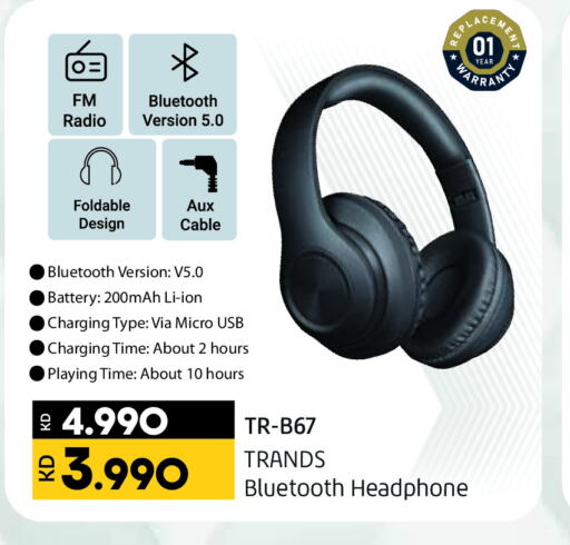 TRANDS Earphone  in Lulu Hypermarket  in Kuwait - Ahmadi Governorate