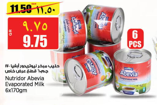 ABEVIA Evaporated Milk  in Retail Mart in Qatar - Al Shamal