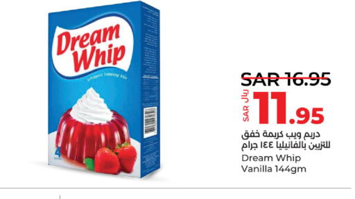 DREAM WHIP Whipping / Cooking Cream  in LULU Hypermarket in KSA, Saudi Arabia, Saudi - Dammam