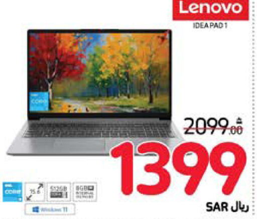 LENOVO Laptop  in Carrefour in KSA, Saudi Arabia, Saudi - Al Khobar