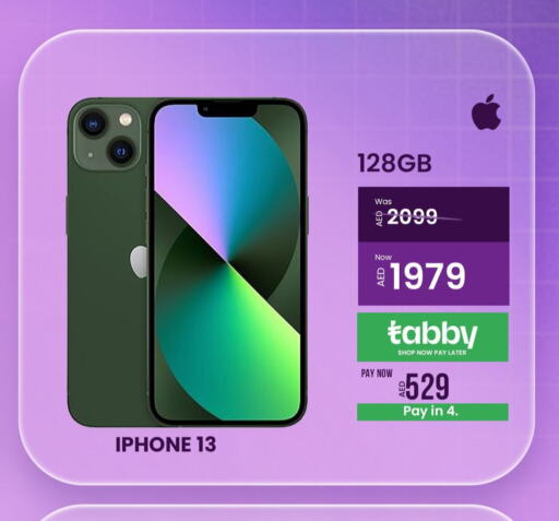 APPLE iPhone 13  in بي ار اي تي ستار للهواتف المتحرقة in الإمارات العربية المتحدة , الامارات - دبي