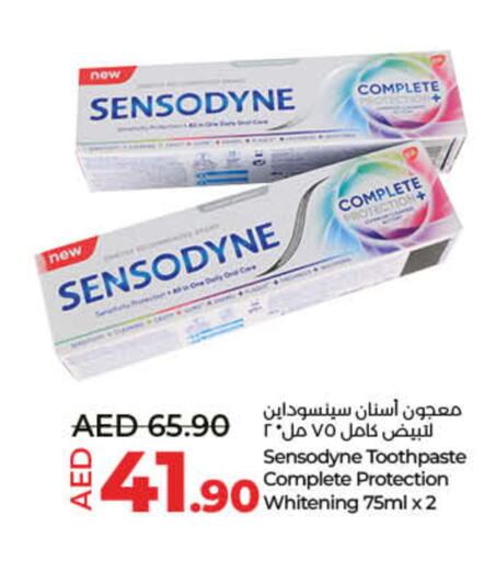 SENSODYNE Toothpaste  in Lulu Hypermarket in UAE - Umm al Quwain