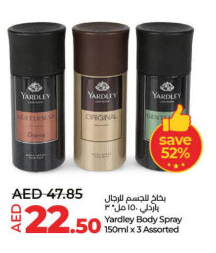 YARDLEY   in لولو هايبرماركت in الإمارات العربية المتحدة , الامارات - الشارقة / عجمان