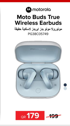 MOTOROLA Earphone  in Al Anees Electronics in Qatar - Al Daayen