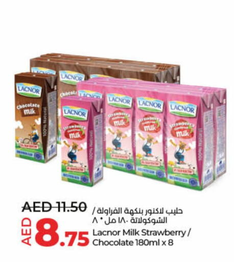 LACNOR Flavoured Milk  in Lulu Hypermarket in UAE - Fujairah