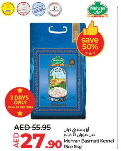 MEHRAN Basmati / Biryani Rice  in Lulu Hypermarket in UAE - Fujairah