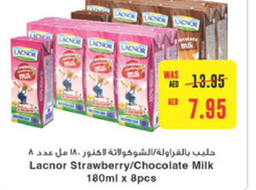 LACNOR Flavoured Milk  in Abu Dhabi COOP in UAE - Al Ain