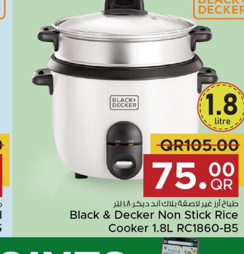 BLACK+DECKER Rice Cooker  in Family Food Centre in Qatar - Al Khor