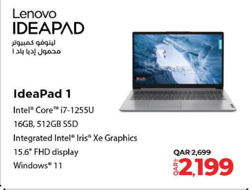 LENOVO Laptop  in LuLu Hypermarket in Qatar - Al Khor