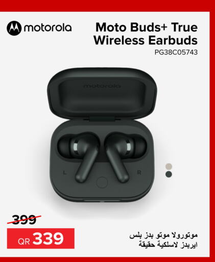 MOTOROLA Earphone  in Al Anees Electronics in Qatar - Al Daayen