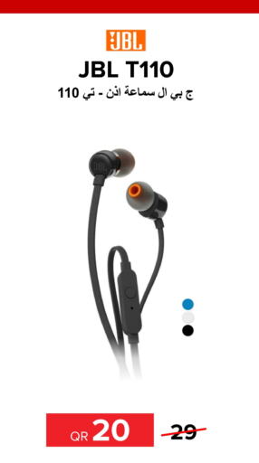 JBL Earphone  in Al Anees Electronics in Qatar - Al Rayyan