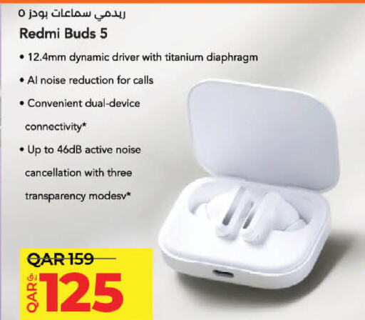 REDMI Earphone  in LuLu Hypermarket in Qatar - Al Wakra