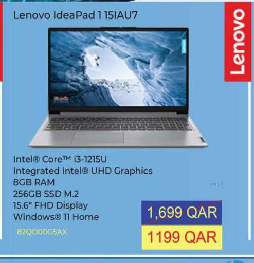 LENOVO Laptop  in Ansar Gallery in Qatar - Al Shamal