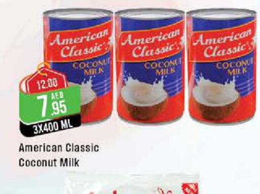 AMERICAN CLASSIC Coconut Milk  in West Zone Supermarket in UAE - Sharjah / Ajman