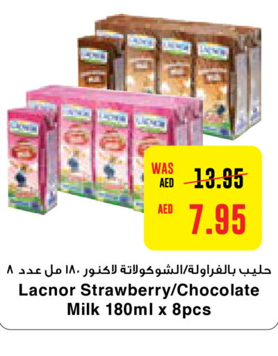 LACNOR Flavoured Milk  in Abu Dhabi COOP in UAE - Al Ain