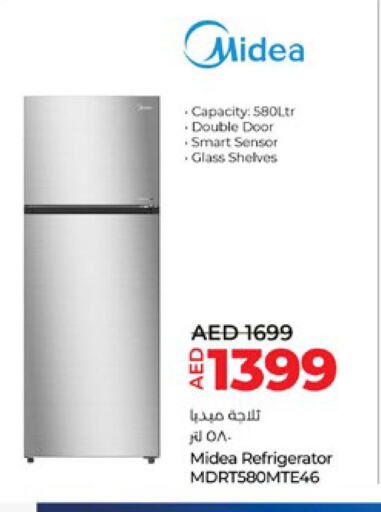 MIDEA Refrigerator  in Lulu Hypermarket in UAE - Al Ain