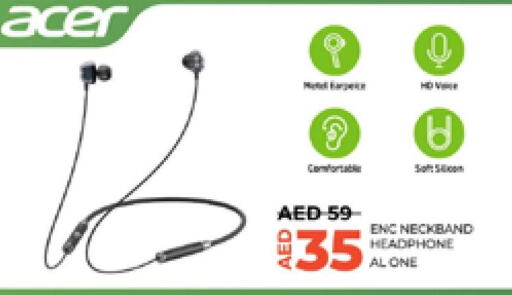 ACER Earphone  in Lulu Hypermarket in UAE - Fujairah