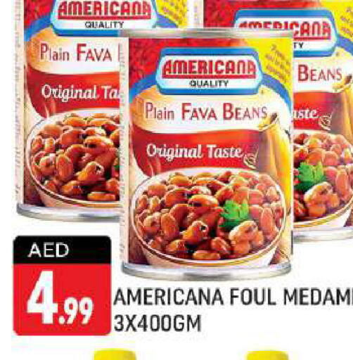 AMERICANA Fava Beans  in شكلان ماركت in الإمارات العربية المتحدة , الامارات - دبي