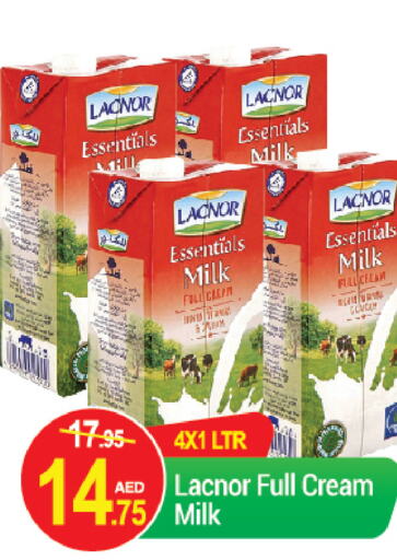 LACNOR Full Cream Milk  in NEW W MART SUPERMARKET  in UAE - Dubai