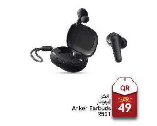 Anker Earphone  in باريس هايبرماركت in قطر - الخور