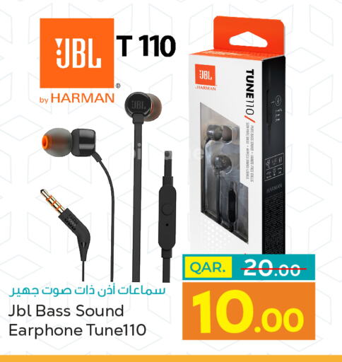 JBL Earphone  in Paris Hypermarket in Qatar - Al-Shahaniya