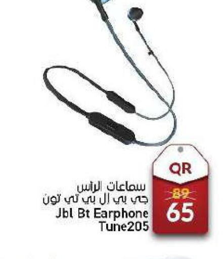 JBL Earphone  in Paris Hypermarket in Qatar - Al-Shahaniya