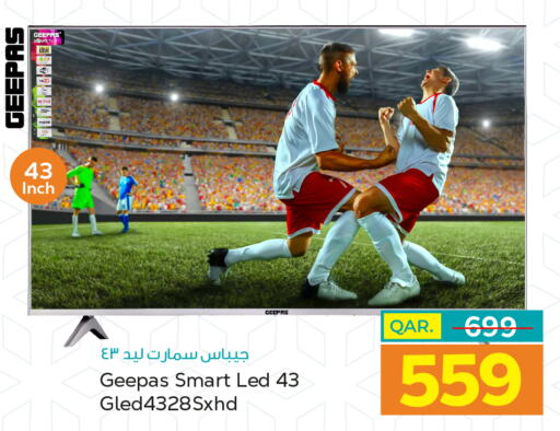 GEEPAS Smart TV  in باريس هايبرماركت in قطر - الخور