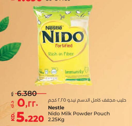 NIDO Milk Powder  in Lulu Hypermarket  in Kuwait - Ahmadi Governorate