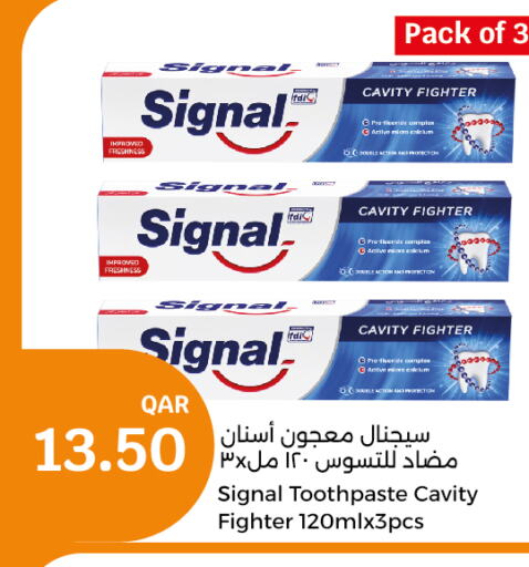 SIGNAL Toothpaste  in سيتي هايبرماركت in قطر - أم صلال