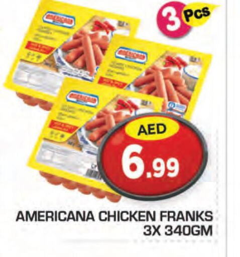 AMERICANA Chicken Franks  in Baniyas Spike  in UAE - Al Ain