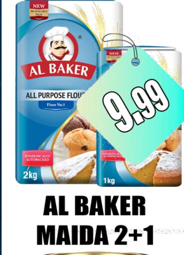 AL BAKER All Purpose Flour  in GRAND MAJESTIC HYPERMARKET in الإمارات العربية المتحدة , الامارات - أبو ظبي