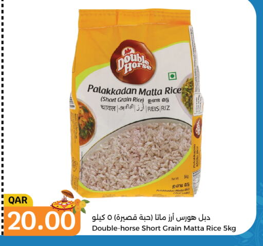 DOUBLE HORSE Matta Rice  in City Hypermarket in Qatar - Umm Salal