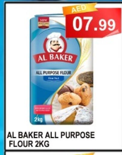 AL BAKER All Purpose Flour  in Majestic Plus Hypermarket in UAE - Abu Dhabi