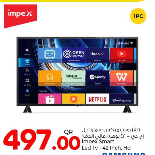 IMPEX Smart TV  in Rawabi Hypermarkets in Qatar - Al Daayen