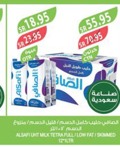 AL SAFI Long Life / UHT Milk  in Farm  in KSA, Saudi Arabia, Saudi - Najran