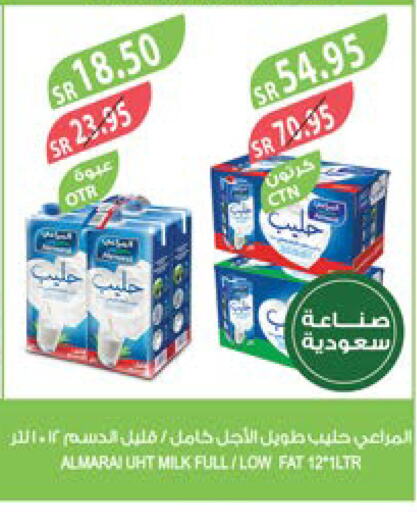 ALMARAI Long Life / UHT Milk  in Farm  in KSA, Saudi Arabia, Saudi - Qatif